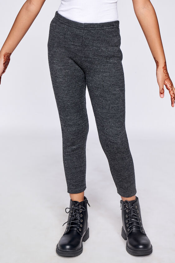 2 - Dark Grey Solid Straight Bottom, image 2