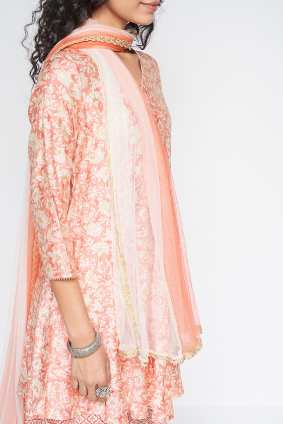 Peach Floral Regular Set of 3, Peach, image 5