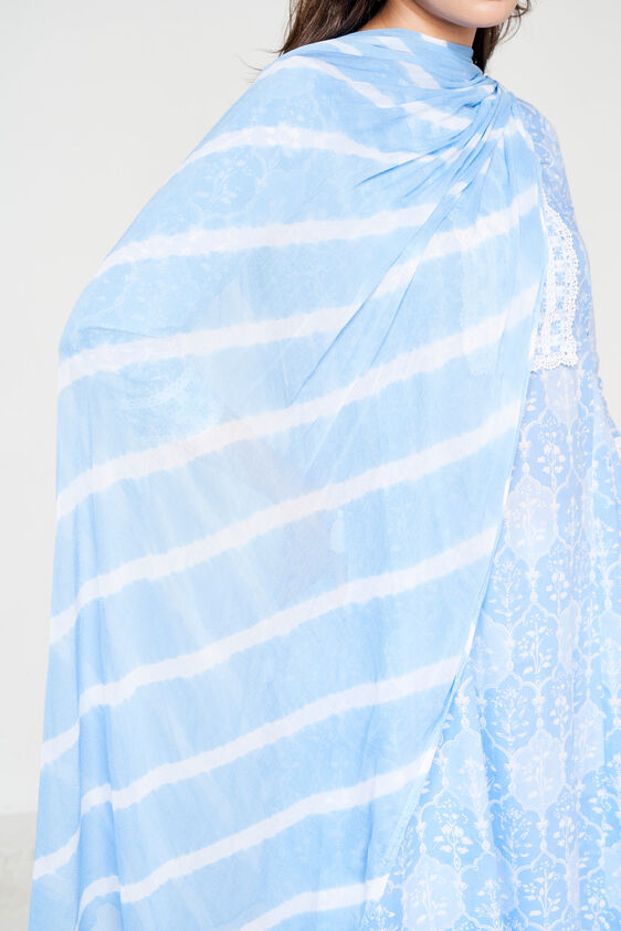 Blue Floral Straight Set of 3, Blue, image 8