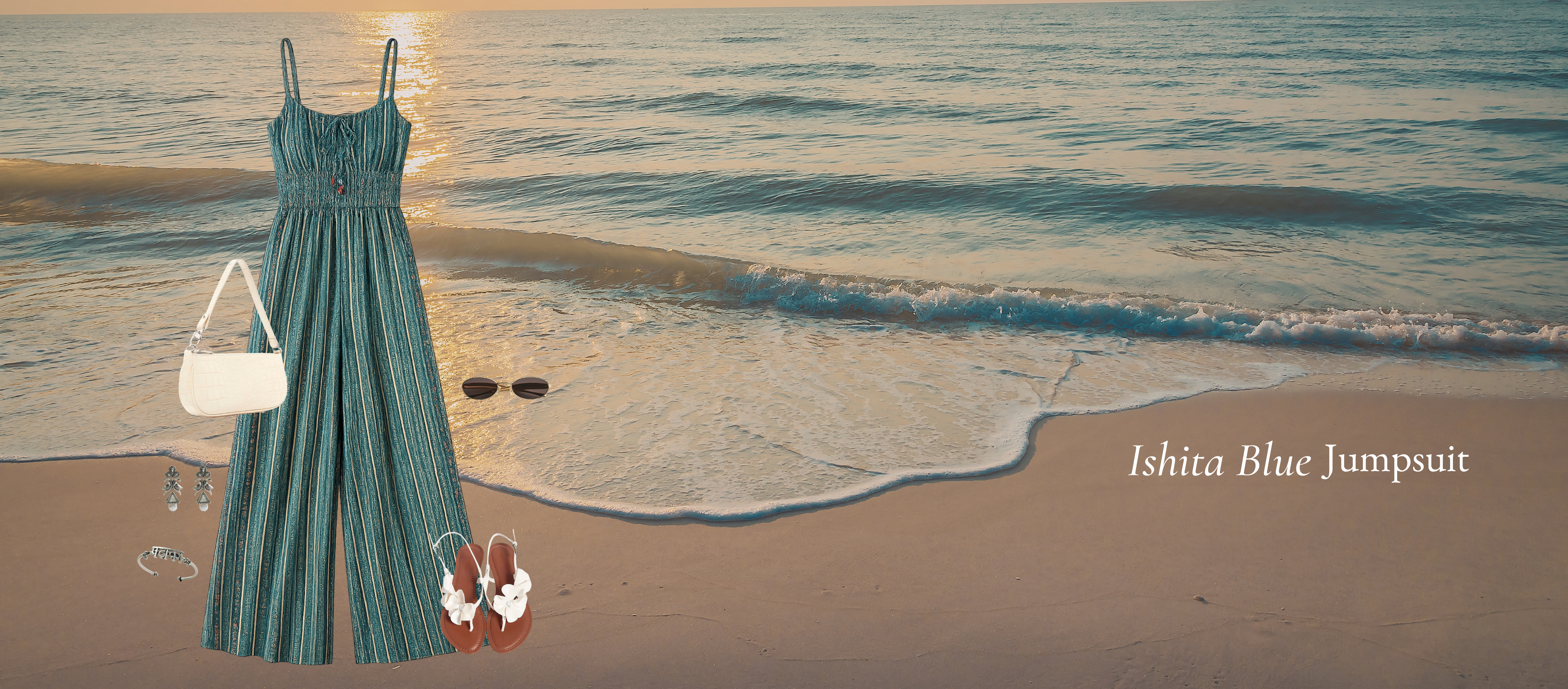 Ishita Blue Jumpsuit