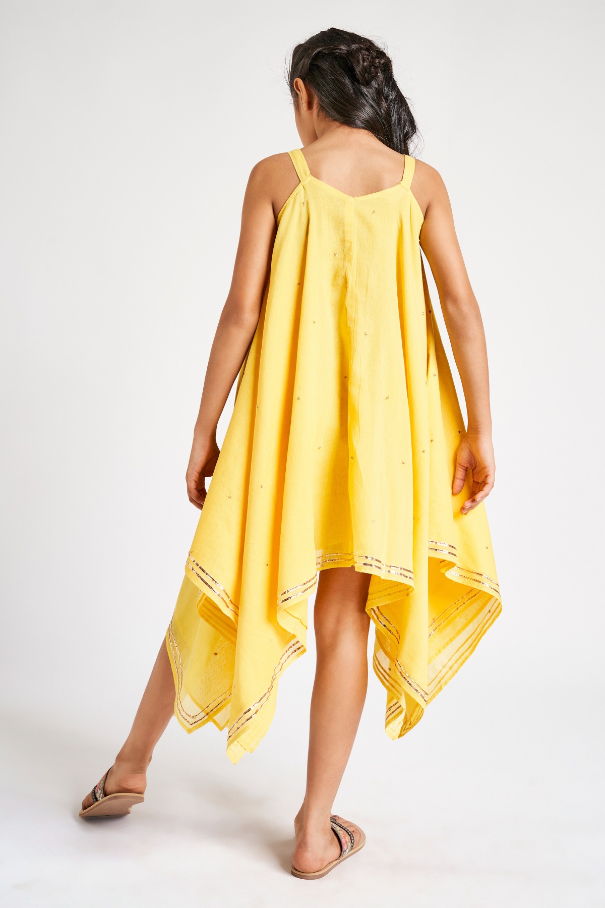 Global desi discount yellow dress