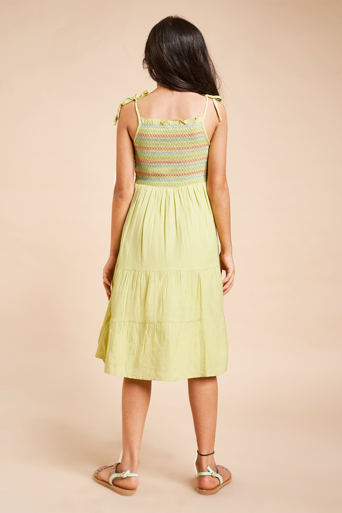 Global desi green sales dress