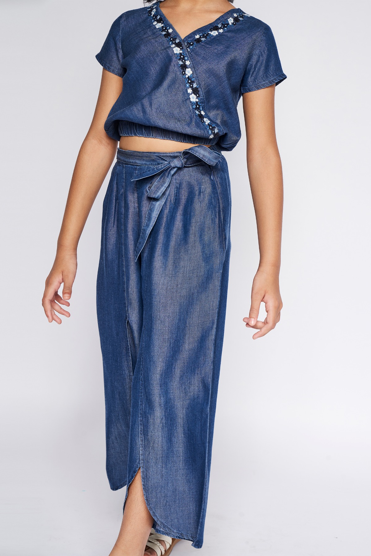6 - Midnight Blue Embroidered Solid Suit, image 5
