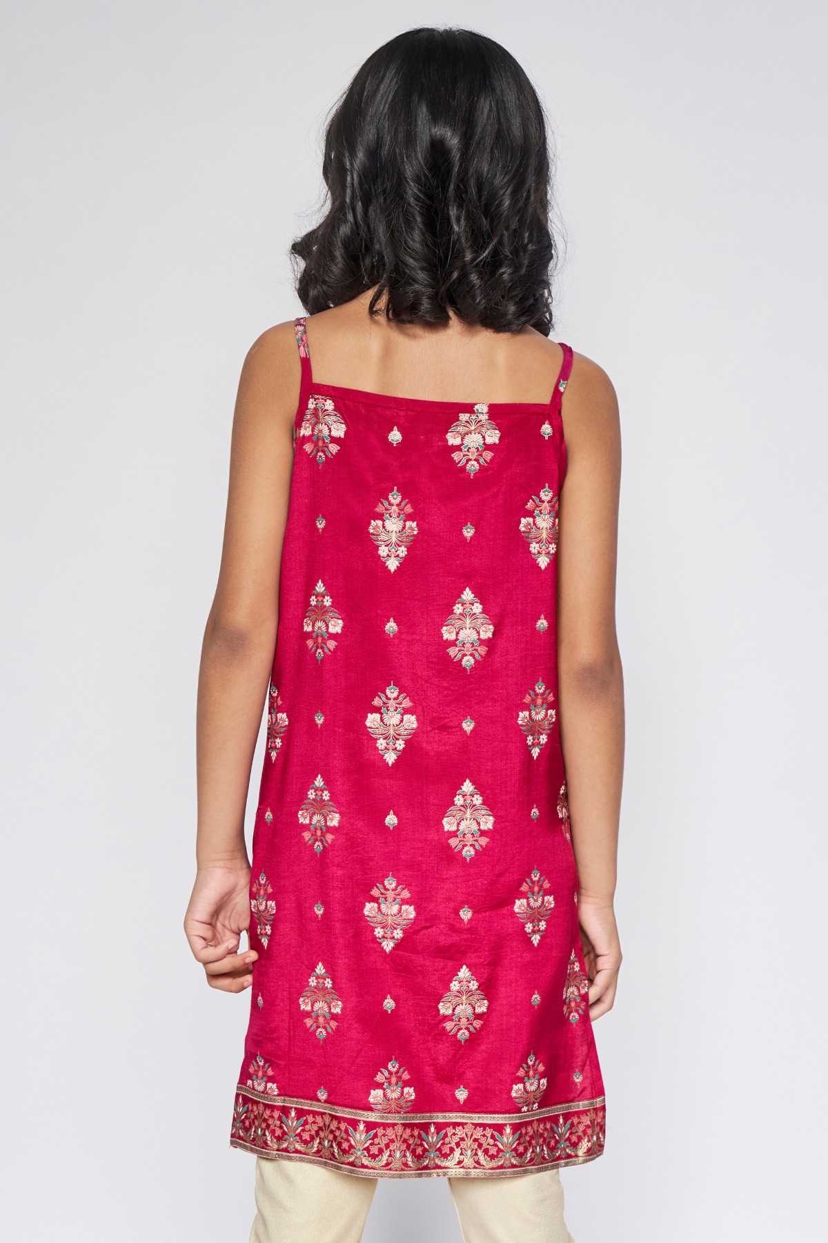 4 - Magenta Embellished Floral Suit, image 5
