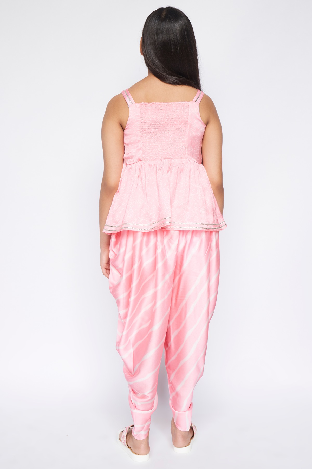 Pink Lace Tie & Dye Suit, Pink, image 4