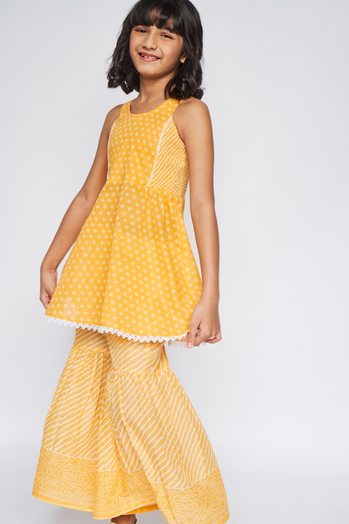 2 - Yellow Tassels Floral Suit, image 2