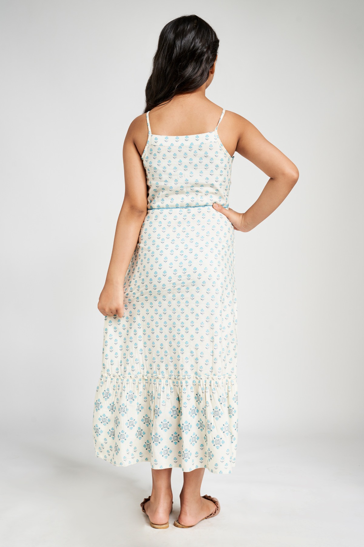 Global desi 2025 white maxi dress