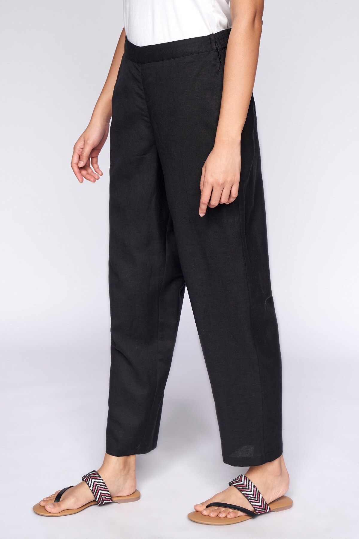 2 - Black Solid Straight Bottom, image 2