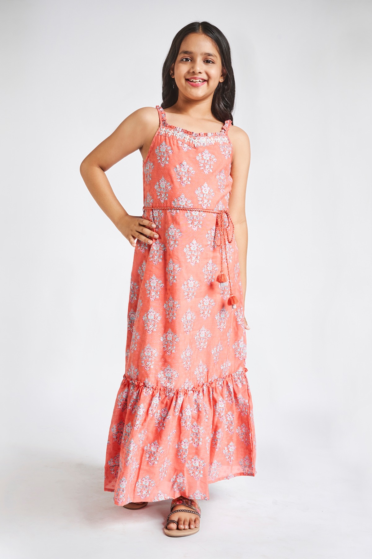 Buy Pink Maxi Dress Online at Best Price at Global Desi SS20GKR189MXCHD