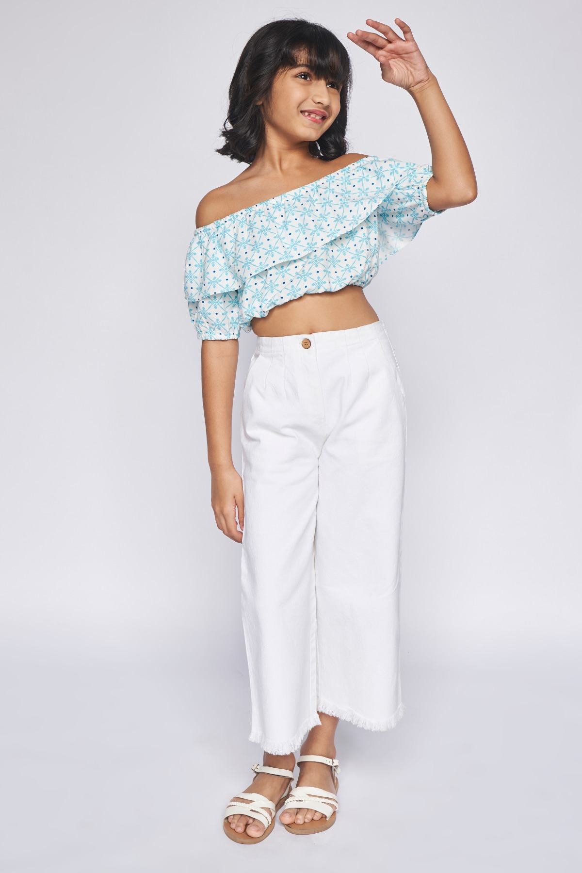 5 - Mint Geometric Straight Top, image 5