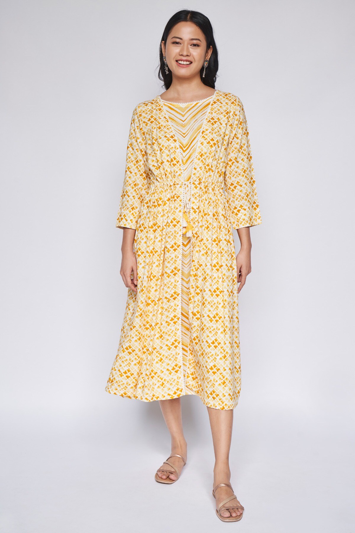 Global desi 2025 midi dress