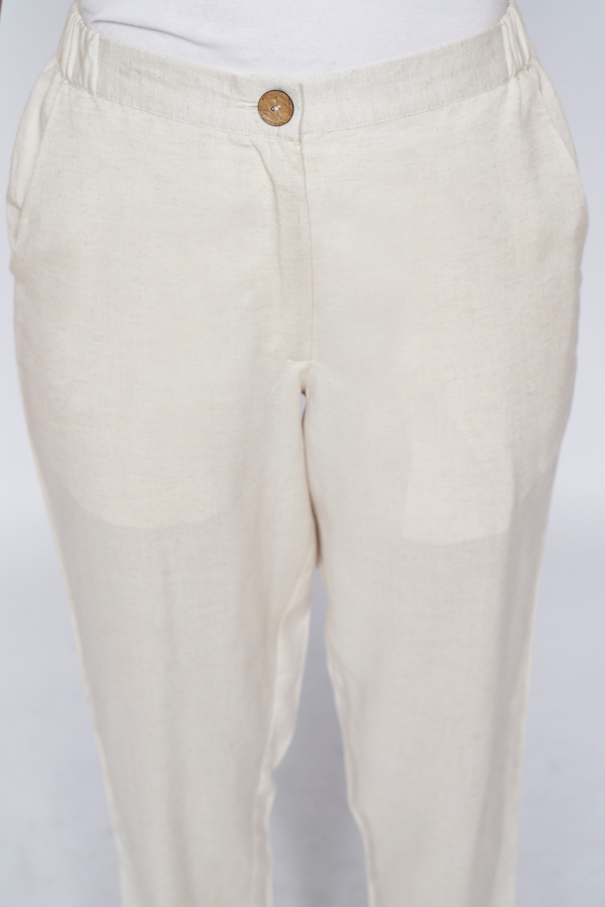 5 - White Solid Straight Bottom, image 5