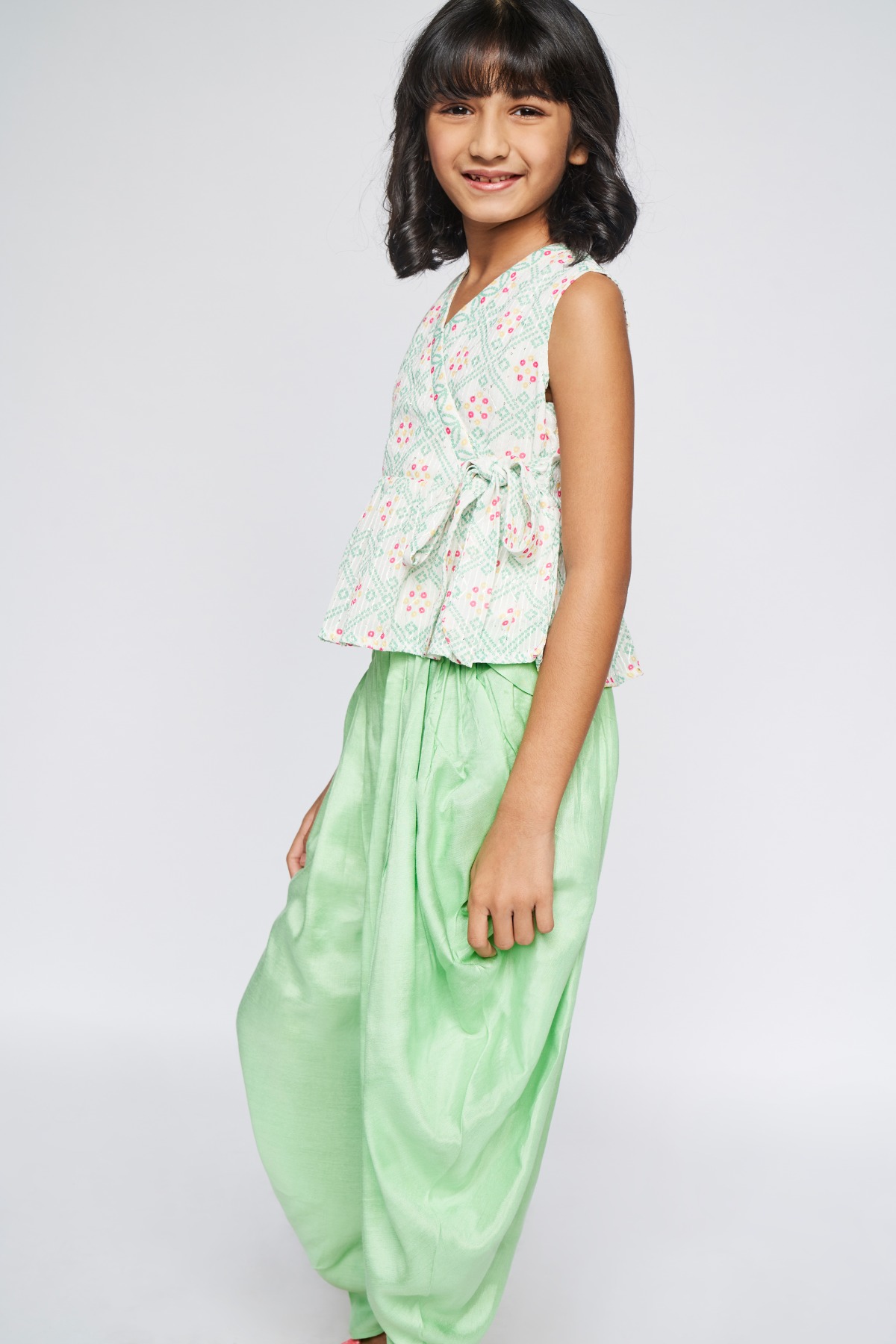 1 - Sage Green Tie-Ups Tie & Dye Suit, image 2