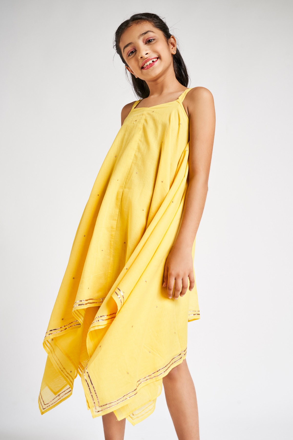 Global desi sales yellow dress