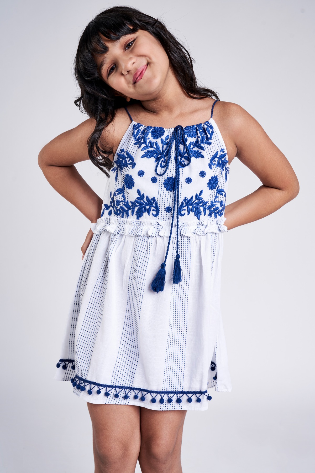 Global desi new arrivals white dress