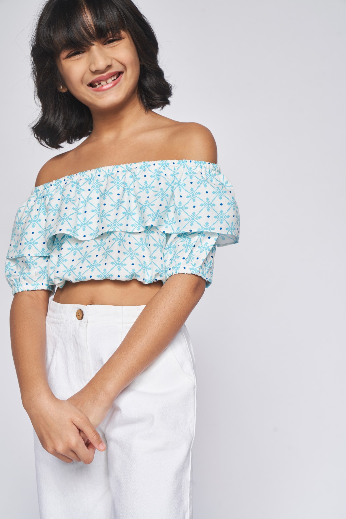 2 - Mint Geometric Straight Top, image 2