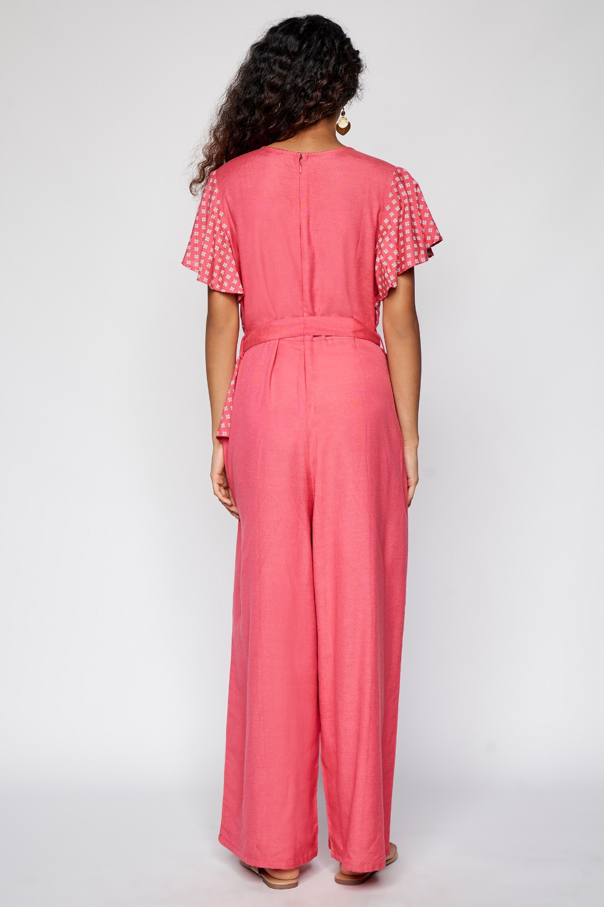 Global desi pink jumpsuit best sale