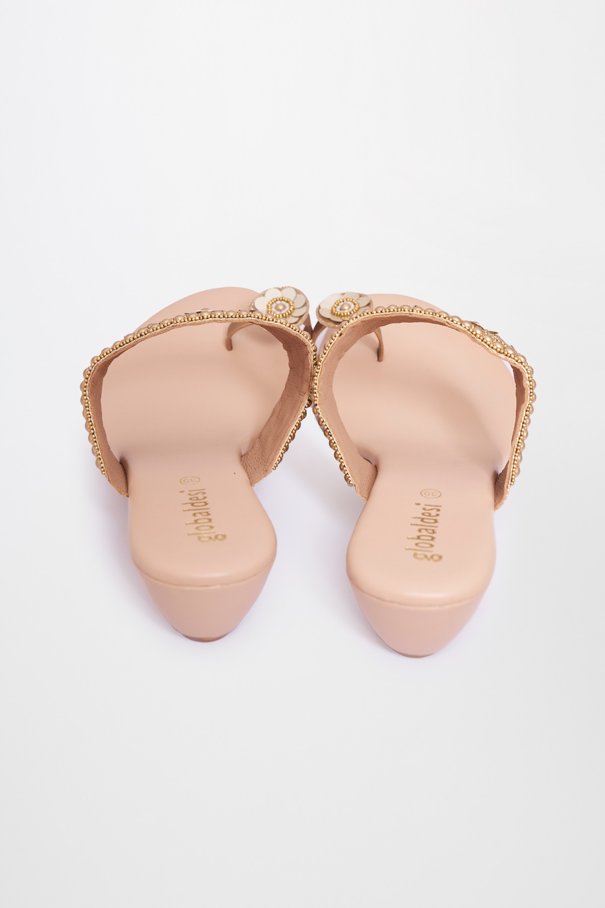 4 - Wedge Gold Sandal, image 4