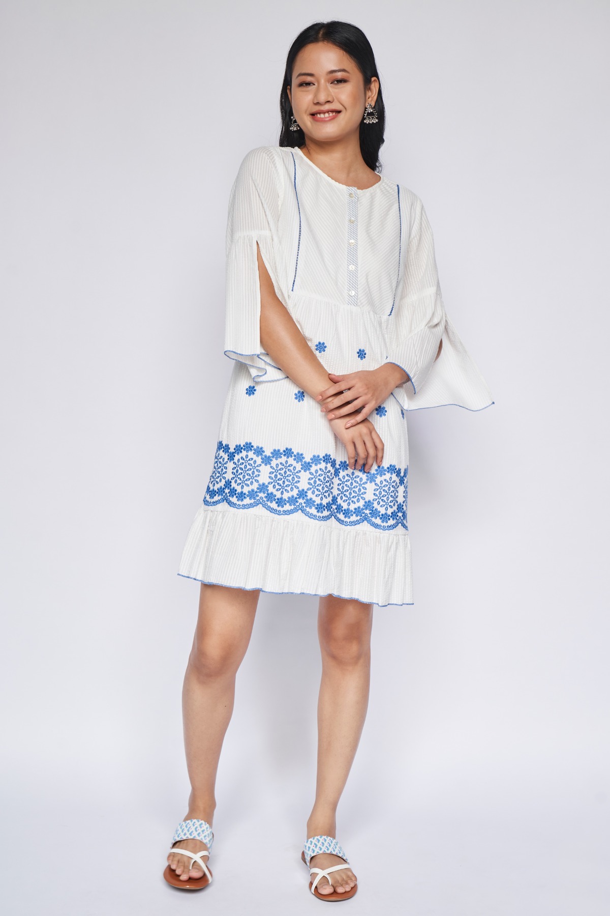 Global desi white dress 2025
