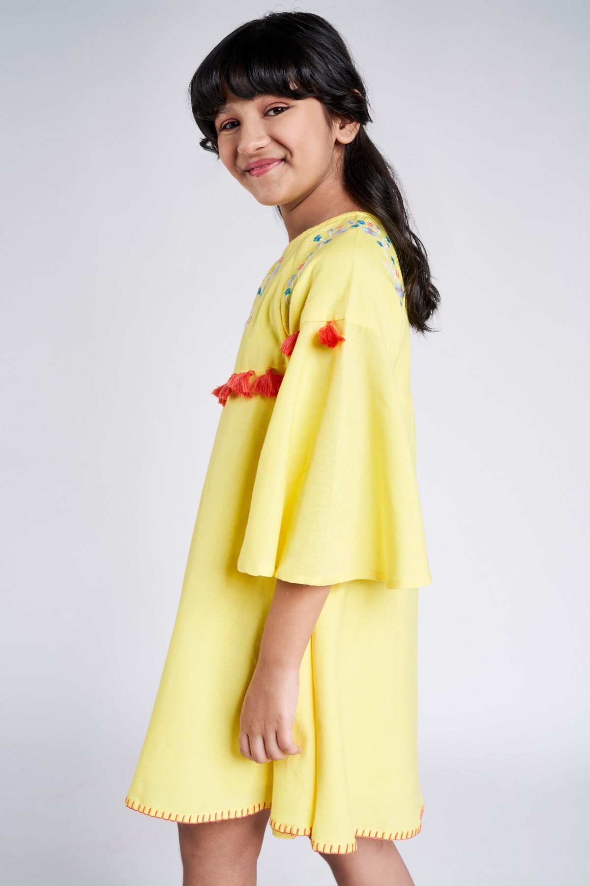 Global desi yellow dress discount