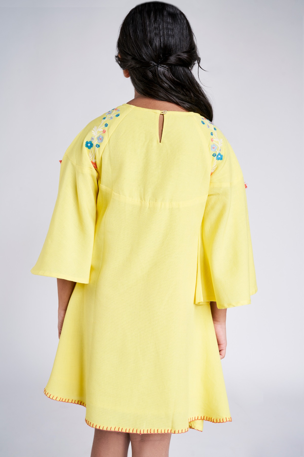 Global desi yellow dress discount