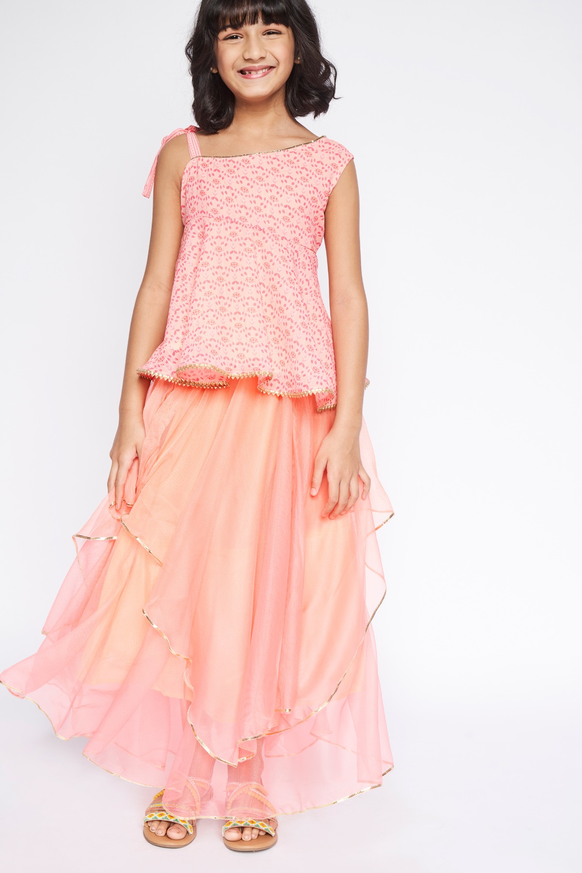 3 - Pink Lace Floral Suit, image 4