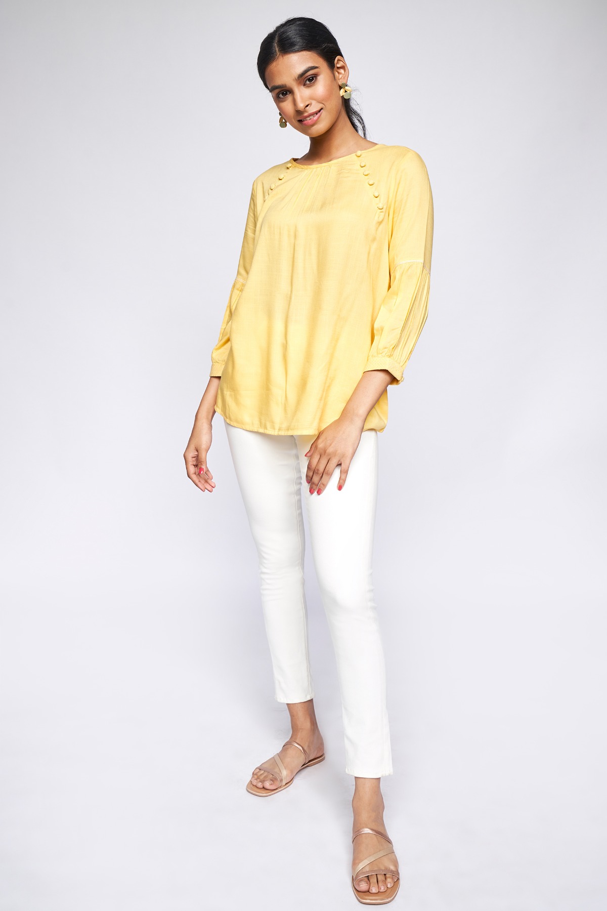 global desi yellow top
