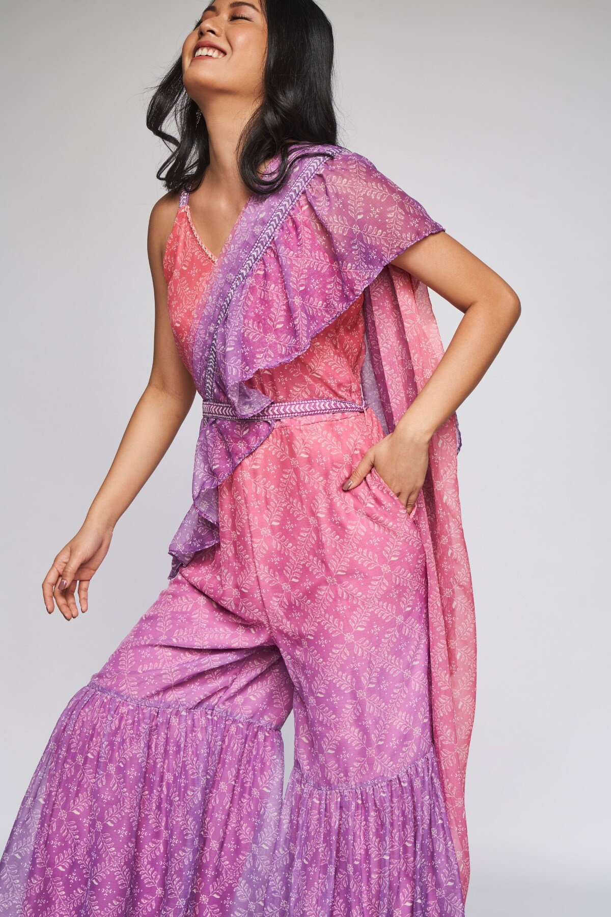 Global desi ready outlet to wear saree