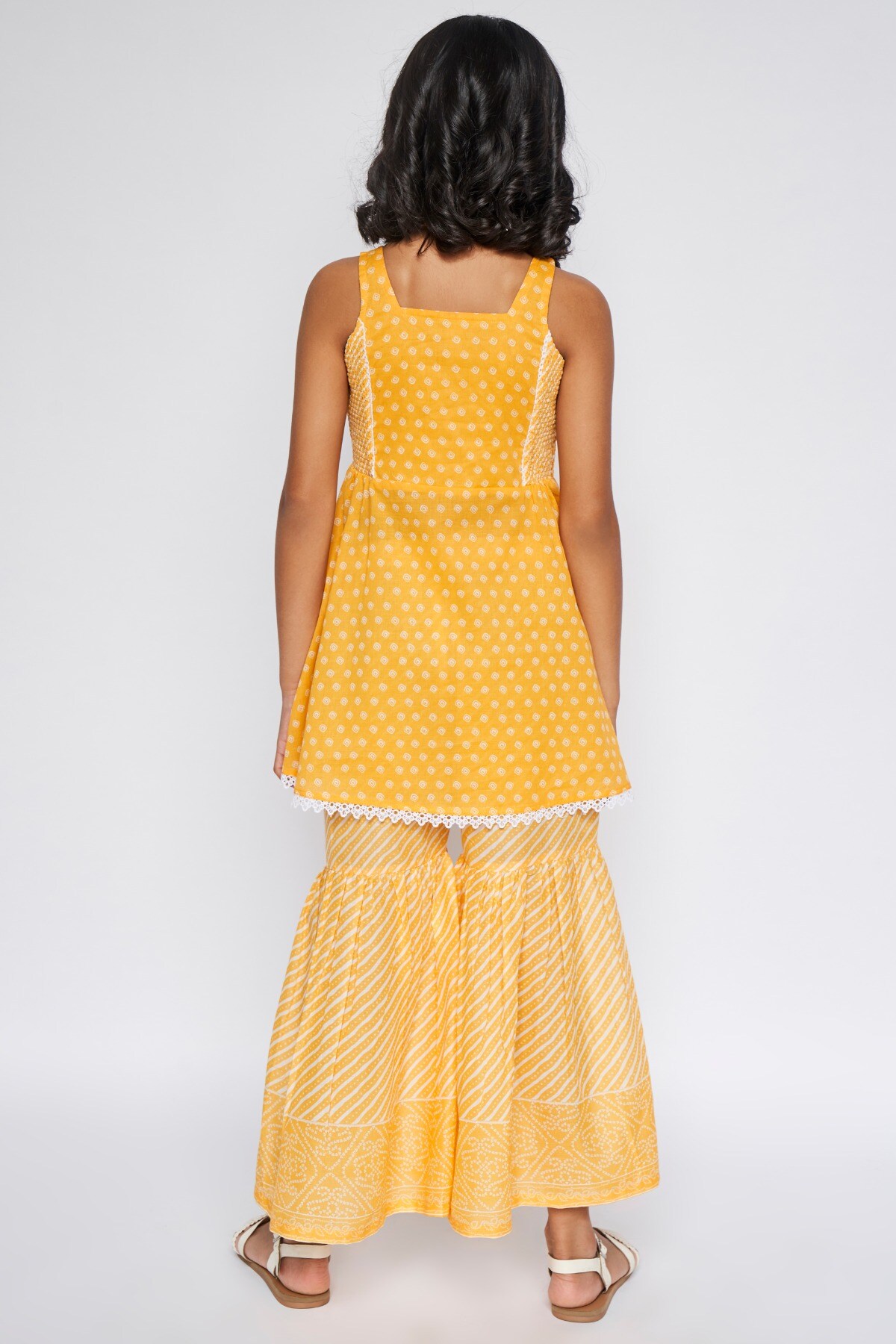 4 - Yellow Tassels Floral Suit, image 4