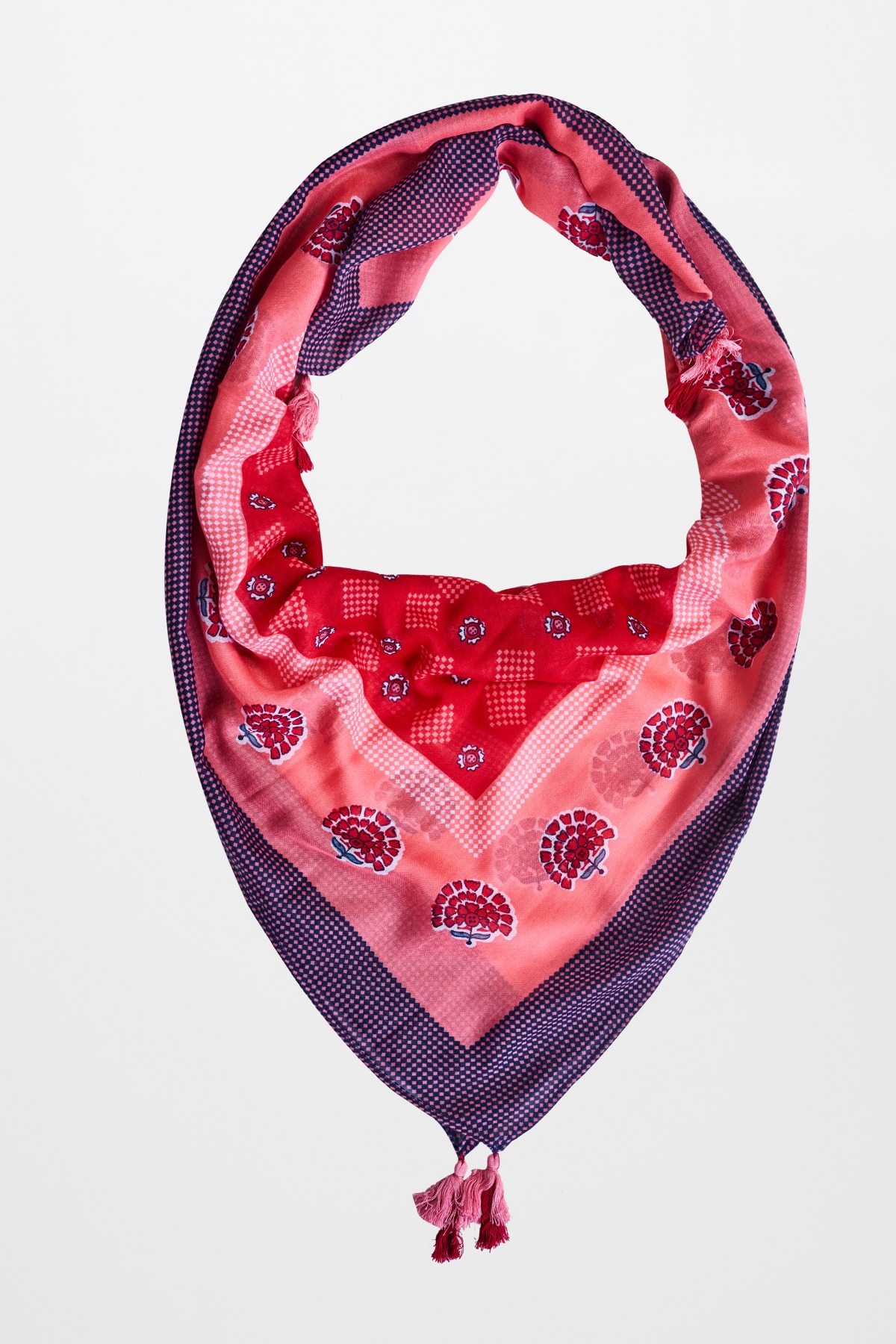 Pink scarf online sale