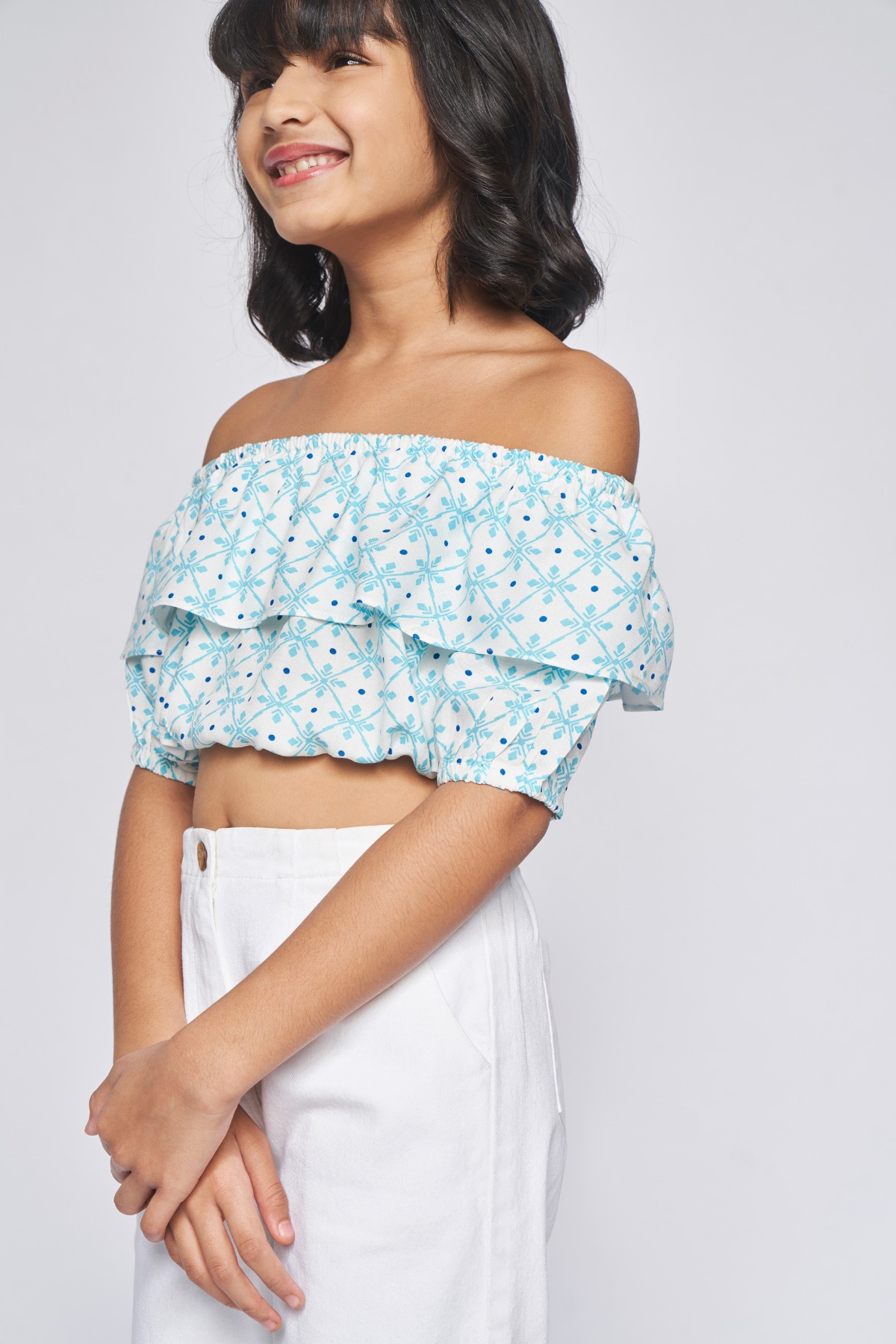 4 - Mint Geometric Straight Top, image 4